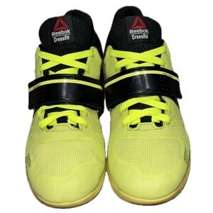 👟🛹 REEBOK CrossFit Lifting Shoes Neon Yellow Black Training Sneakers, Women’s 8